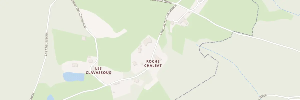 Plan du 9001 Roche Chaleat à Saint-Régis-du-Coin