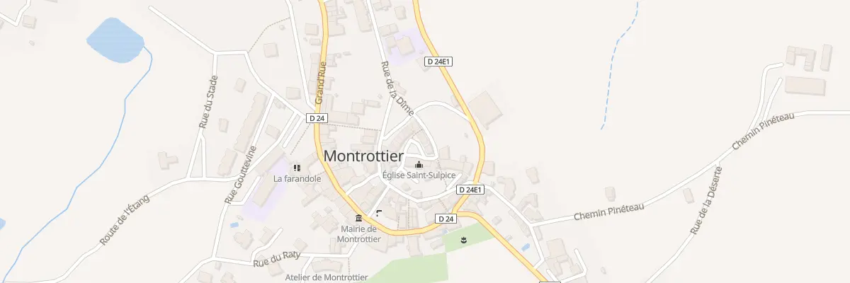 Plan du 5015 Le Bourg à Montrottier
