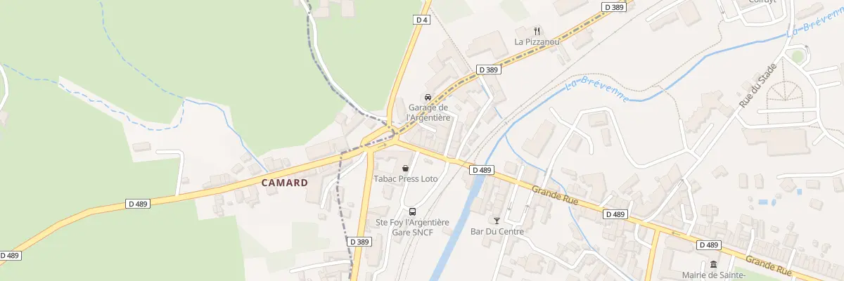 Plan du 35 Grande Rue à Sainte-Foy-l’Argentière