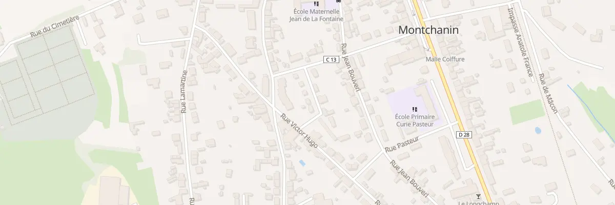 Plan du 8 Rue Curie à Montchanin