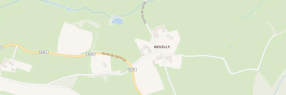 Plan du 71 Rte de Neuilly à Matour