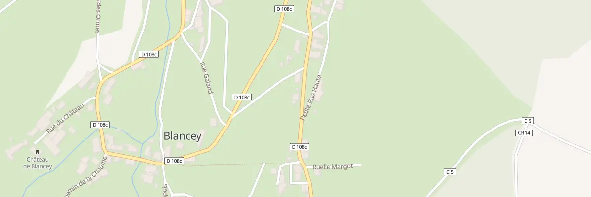 Plan du 6 Rue de l’Eglise à Blancey