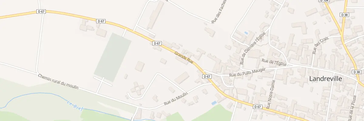 Plan du 87 Gr Grande Rue à Landreville