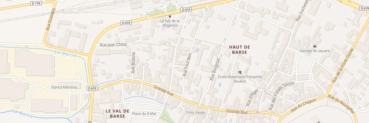 Plan du 7 Rue de l’École à Vendeuvre-sur-Barse
