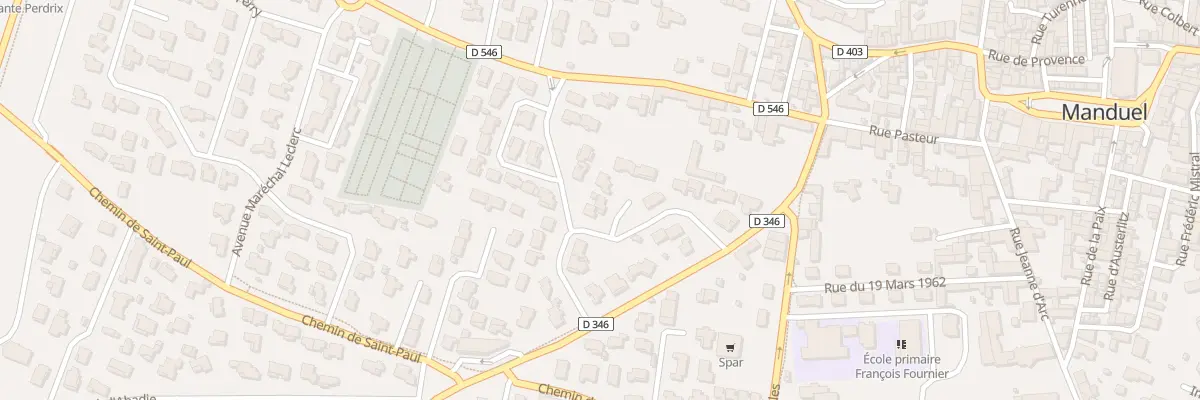 Plan du 18 Rue des Cypres à Manduel