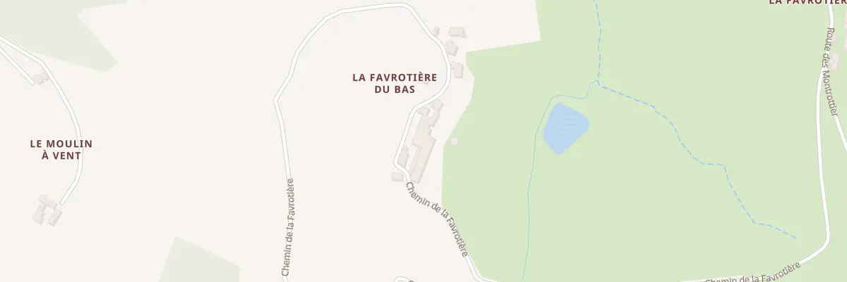 Plan du 5339 La Favrotiere à Saint-Forgeux