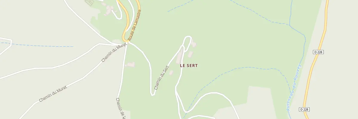 Plan du 5012 Le Sert à Saint-Pierre-sur-Doux