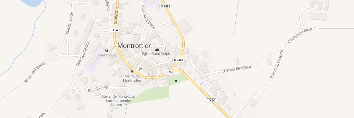 Plan du 5053 Le Bourg à Montrottier