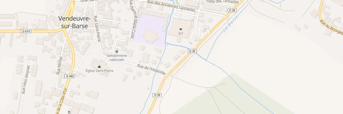 Plan du 5 Rue Aimé Brenot à Vendeuvre-sur-Barse