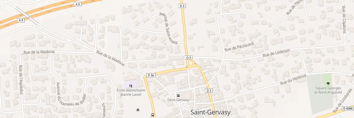 Plan du 3 Rue de Cabrières à Saint-Gervasy