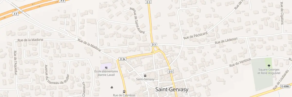 Plan du 5 Rue de Cabrières à Saint-Gervasy