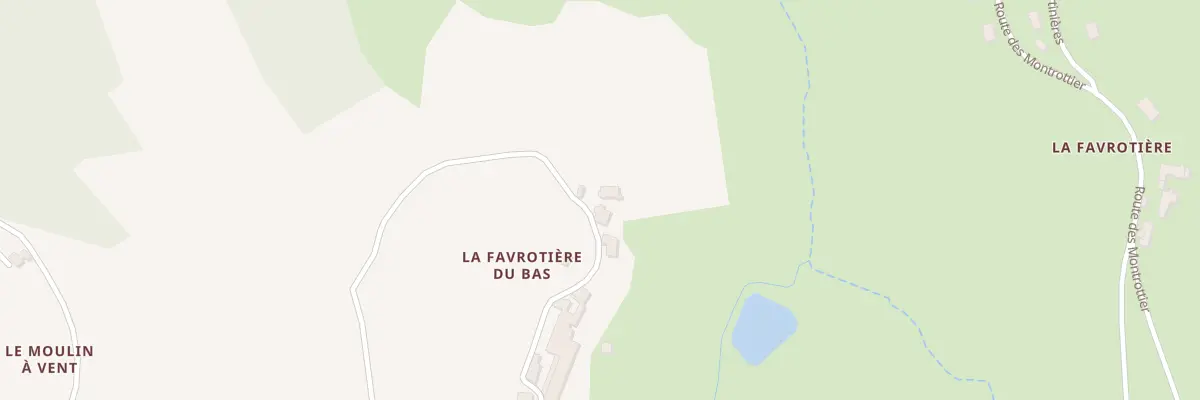 Plan du 985 Che de la Favrotière à Saint-Forgeux