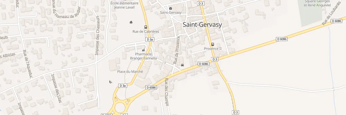 Plan du 11 Rue de Provence à Saint-Gervasy