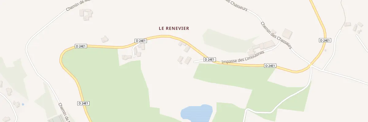 Plan du 5270 Le Renevier à Montrottier