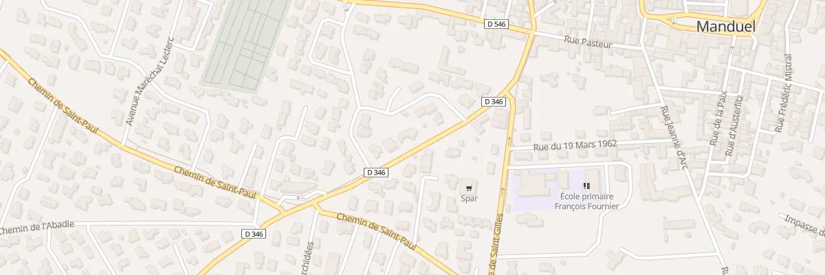 Plan du 7 Rue des Cypres à Manduel