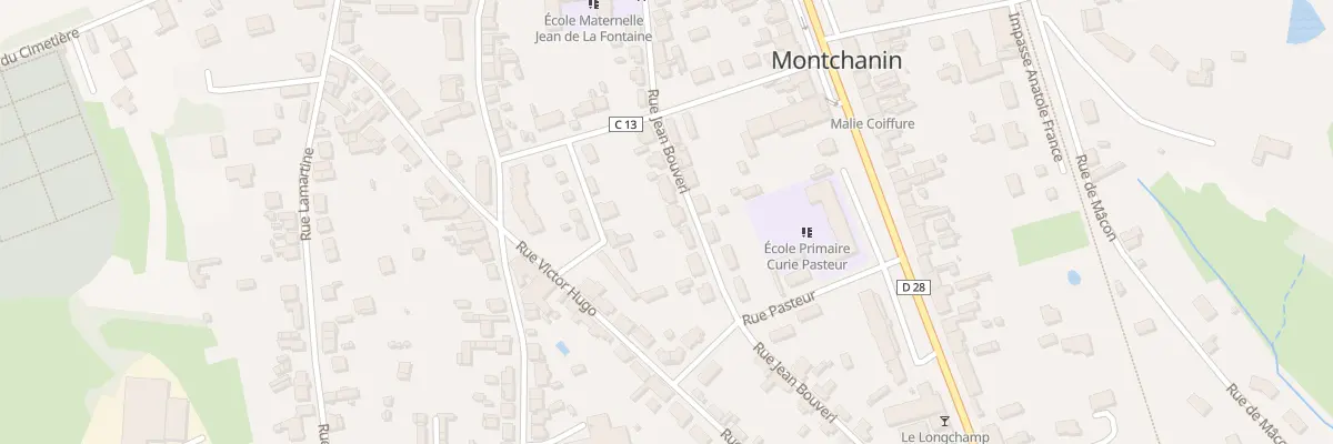 Plan du 28 Rue Jean Bouveri à Montchanin