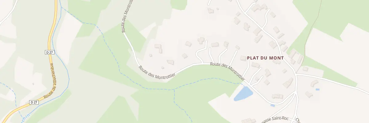 Plan du 805 Rte De Montrottier à Saint-Forgeux