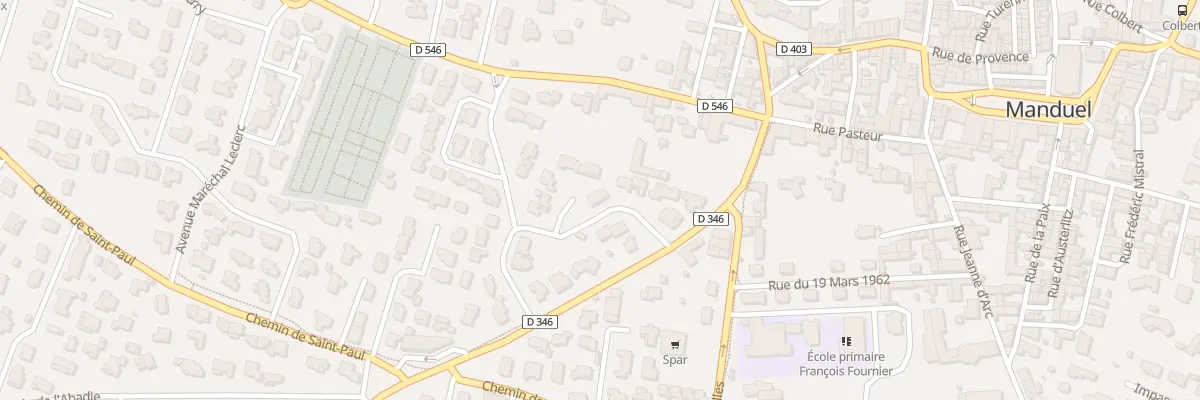 Plan du 10 Rue des Cypres à Manduel