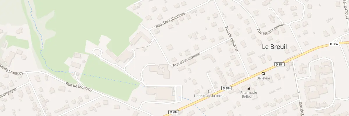 Plan du 12 Rue d’Essertenne au Breuil