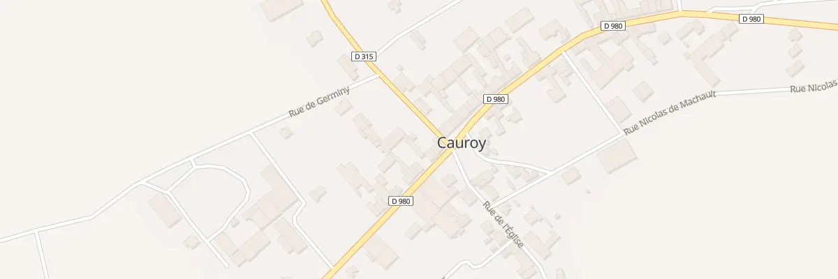 Plan du 4 Rue de la Neuville à Cauroy
