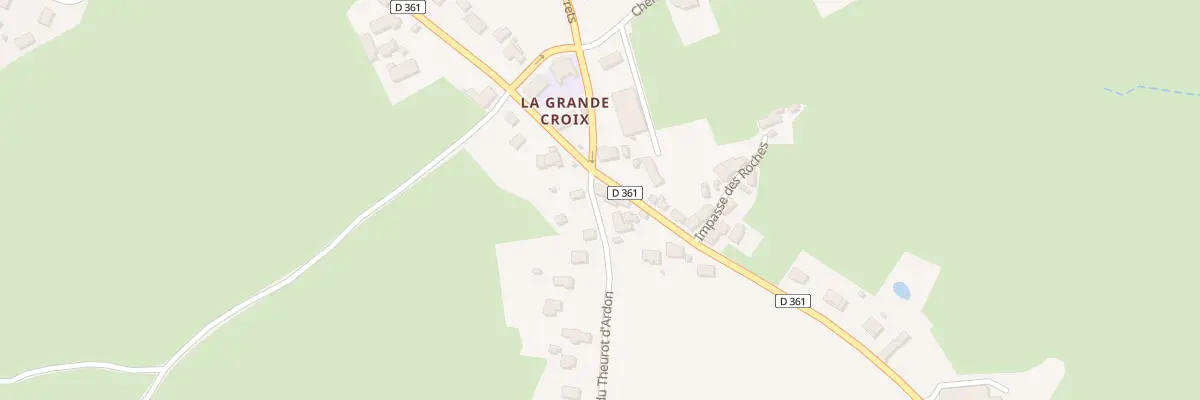 Plan du 1 Car de la Grand Croix à Saint-Firmin