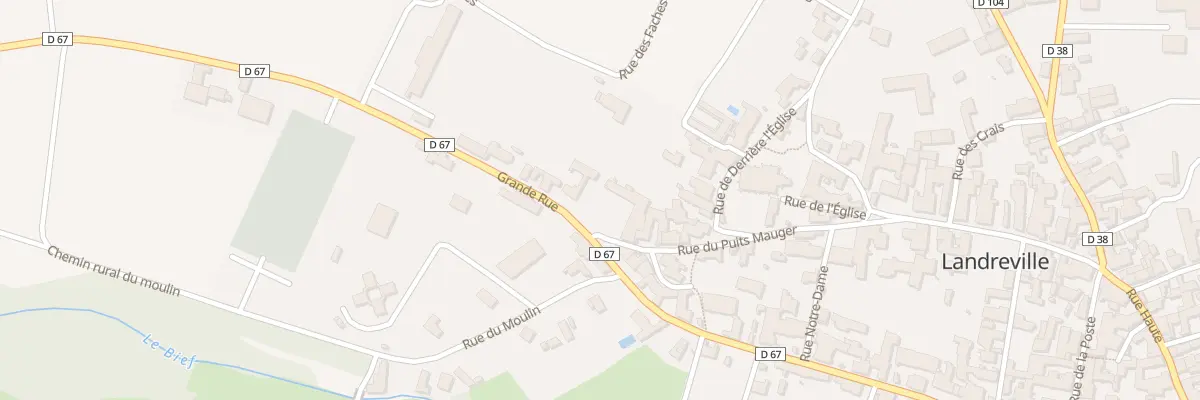 Plan du 106 Grande Rue à Landreville
