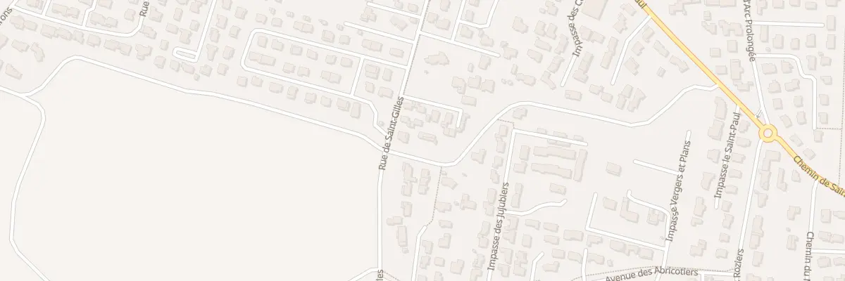 Plan du 697 Che de Saint Gilles à Manduel