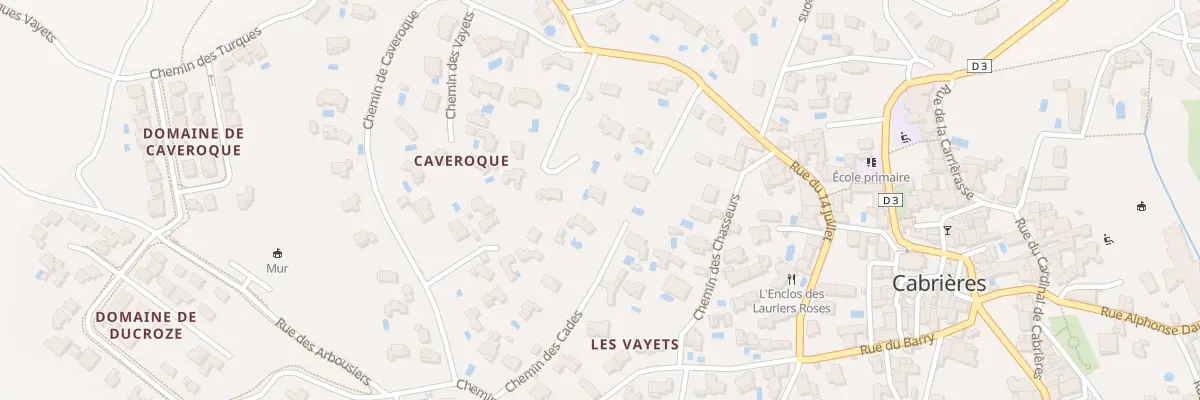 Plan du 197 Imp Les Cades à Cabrières
