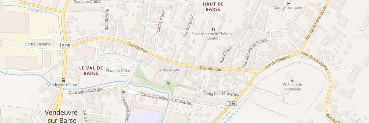Plan du 28 Grande Rue à Vendeuvre-sur-Barse