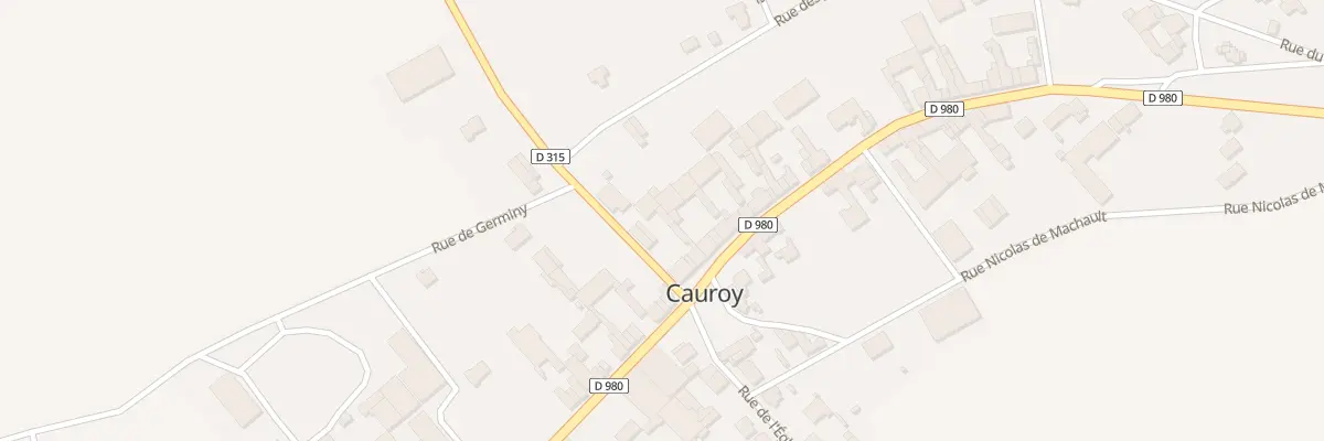 Plan du 4 Rue Saint Christophe à Cauroy