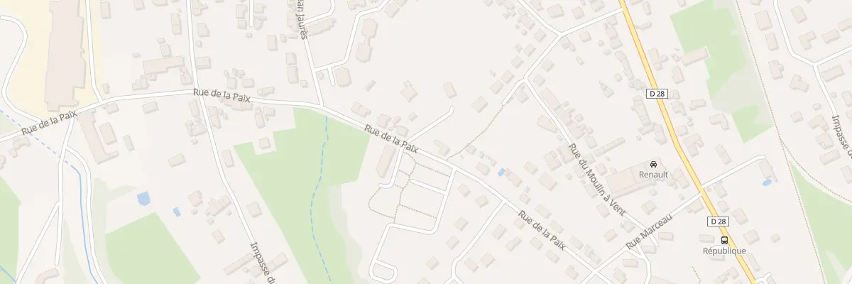 Plan du 42 Rue de la Paix à Montchanin