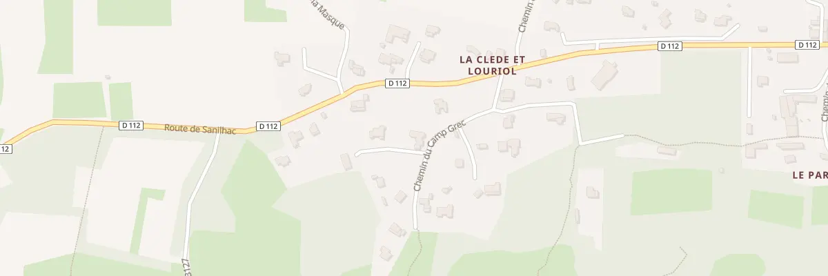 Plan du 4 Che du Camp Grec à Collias