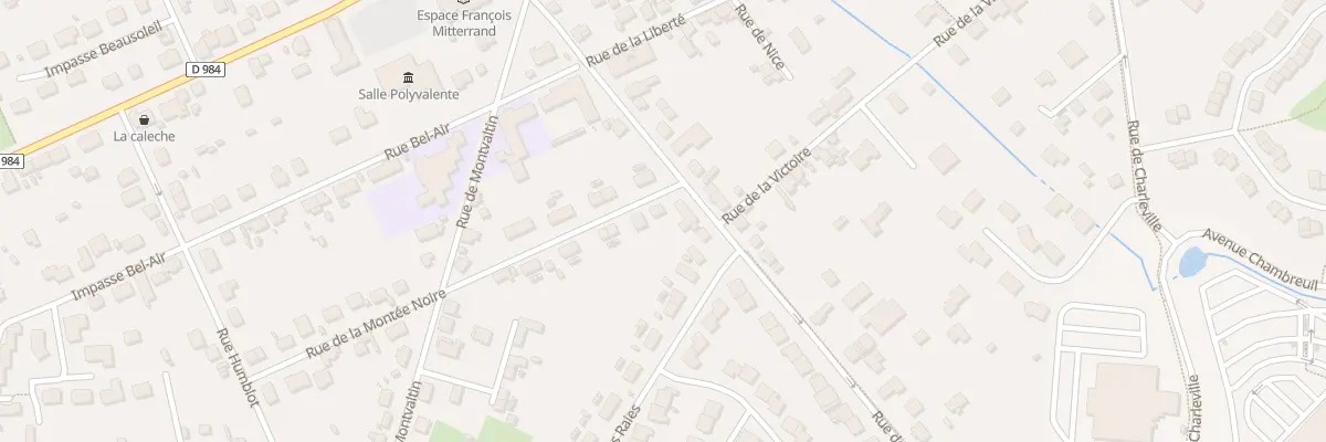 Plan du 1 Rue de la Montée Noire au Breuil
