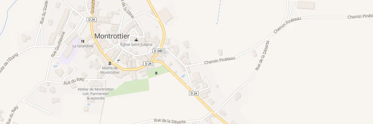 Plan du 5057 Le Bourg à Montrottier