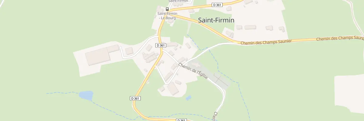 Plan du 6 Che de l’Eglise à Saint-Firmin