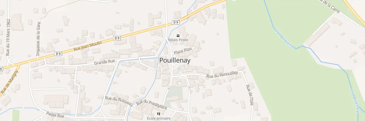 Plan du 5 Pl Pion à Pouillenay