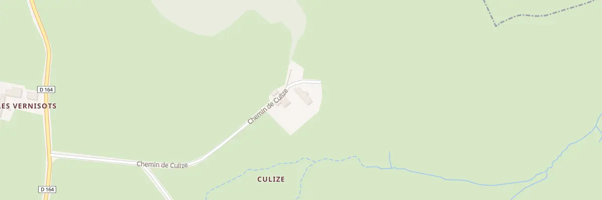Plan du 406 Che de Culize à Gourdon