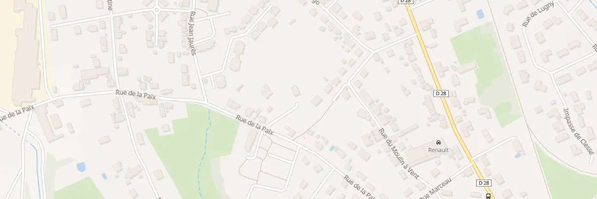 Plan du 44B Rue de la Paix à Montchanin