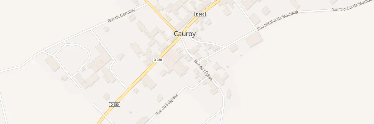 Plan du 3 Rue de l’Eglise à Cauroy