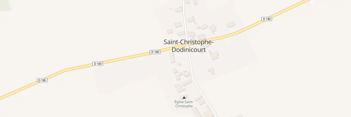 Plan du 2 Rue de l’Eglise à Saint-Christophe-Dodinicourt