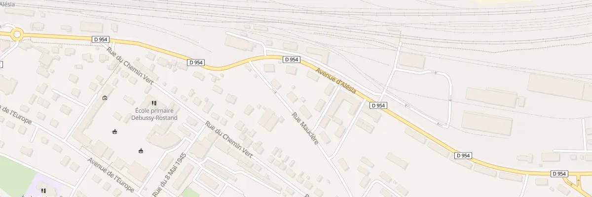 Plan du 2 Rue Mauclere à Venarey-les-Laumes