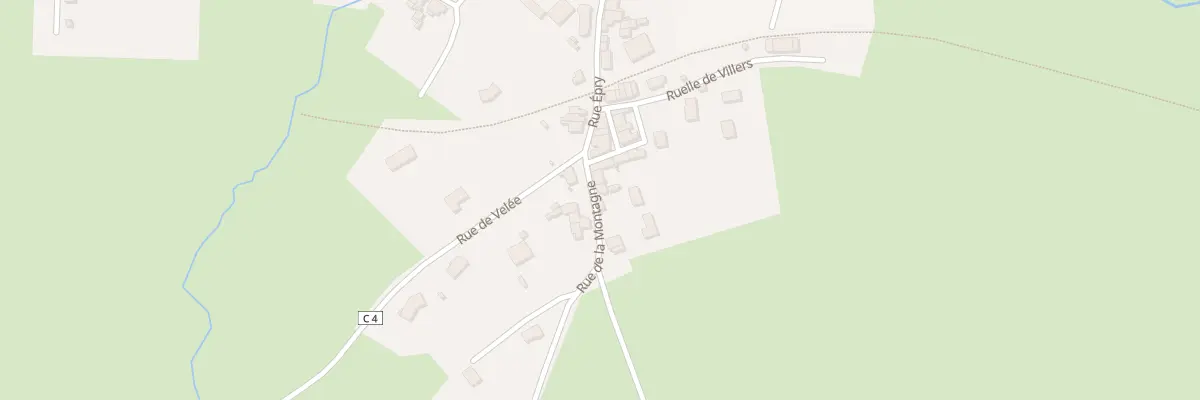 Plan du 3 Rue de la Montagne à Pouillenay