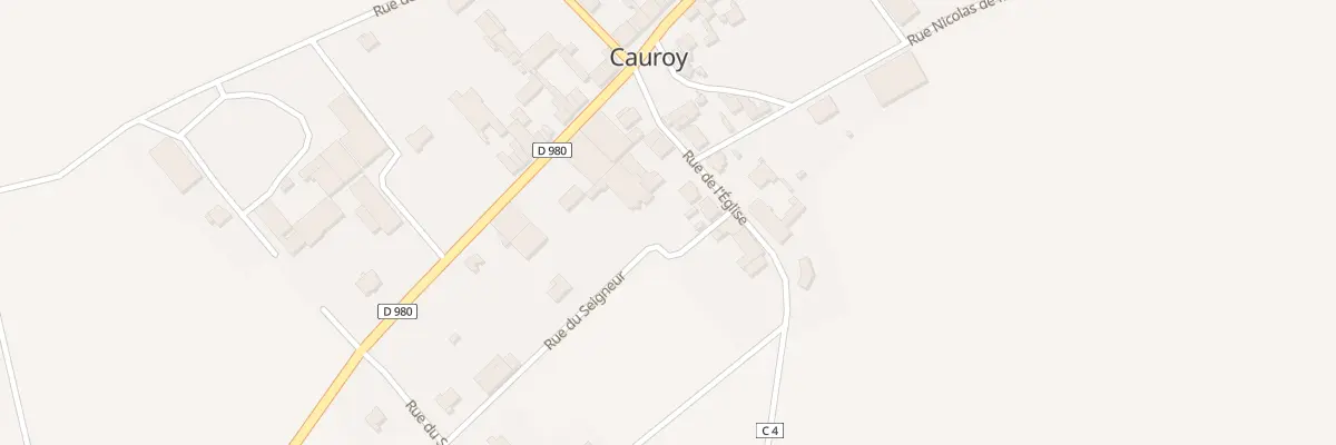 Plan du 5 Rue de l’Eglise à Cauroy
