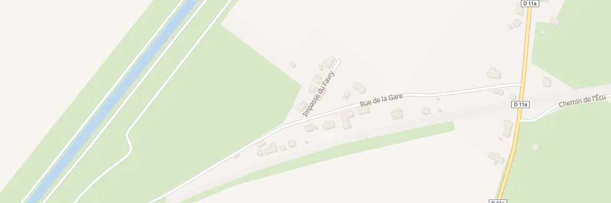 Plan du 1 Imp du Favry à Mathaux