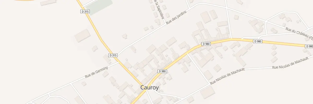 Plan du 12 Rue de Saint Christophe à Cauroy