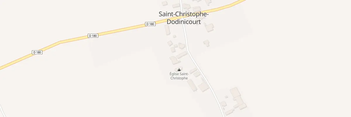 Plan du 6 Rue de l’Eglise à Saint-Christophe-Dodinicourt