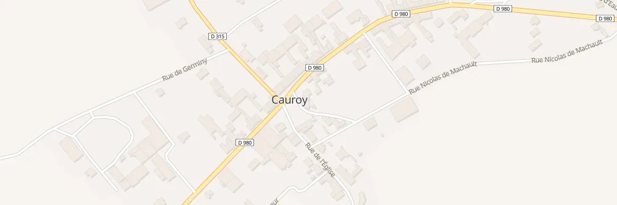 Plan du 1 Pl Saint Pierre à Cauroy