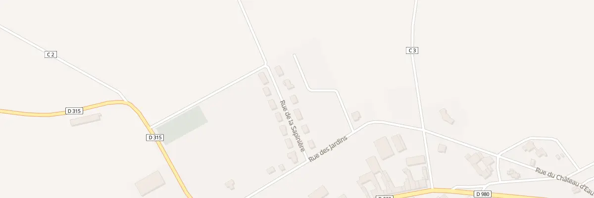 Plan du 7 Rue de la Sapiniere à Cauroy