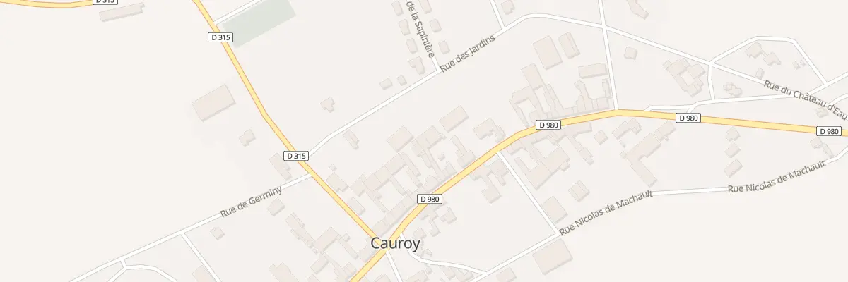 Plan du 14 Rue de Saint Christophe à Cauroy