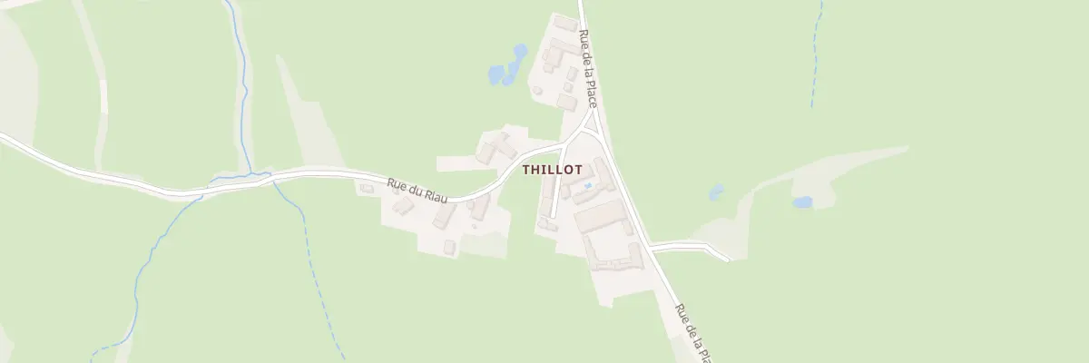 Plan du 5146 Hameau de Thillot à Viévy